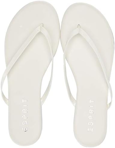 Esprit Women's Party Flip-Flop, White, 7