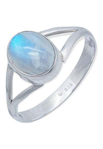 Anello argento 925 con pietra di luna