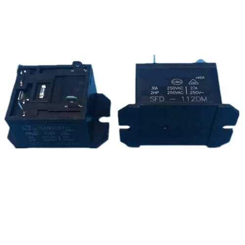 Relais SFD-112DM 12V CC 30A à 4 broches pour circuits imprimés