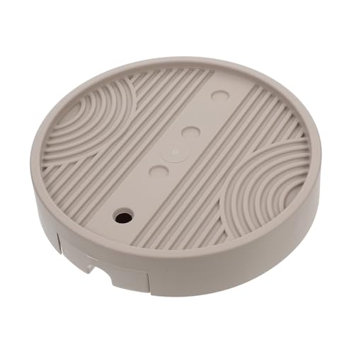 BESPORTBLE Plateau à Eau pour Jardinière avec roulettes Cachées Récupérateur Eau Rond pour Pots De Fleurs Support Mobile pour Plantes Intérieur