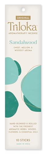 Triloka Original Incense, Sandalwood, 10 Sticks