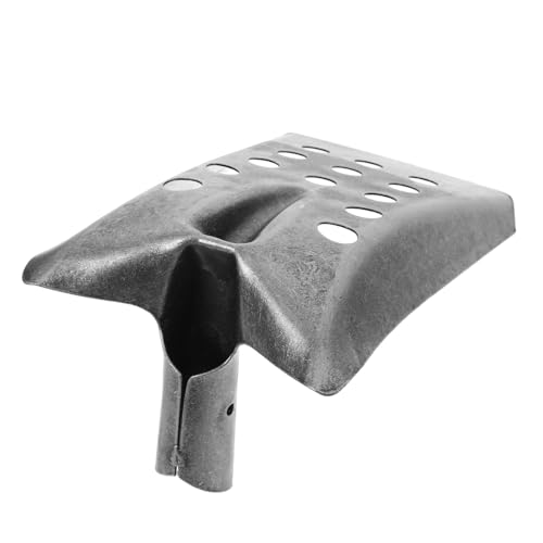 POPETPOP Pala para Tamizar Lodo Metálica 24x15 Cm Perforaciones para Limpieza De Alcantarillas y Desagües, Herramienta Resistente para Tareas De Jardinería y Mantenimiento