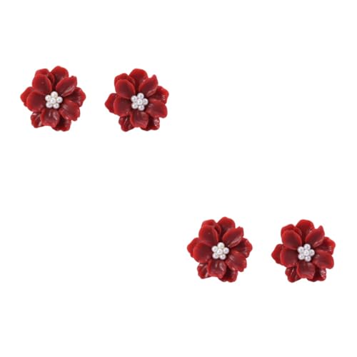 Boucles d'oreilles résine symétriques élégantes pour femmes