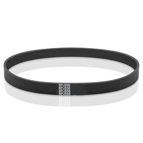 HOOLRZI Correa de goma de transmisión de motor de ventilador de cinta de correr 8PJ556 de bajo ruido para cinta de correr suave, correa transportadora de accionamiento