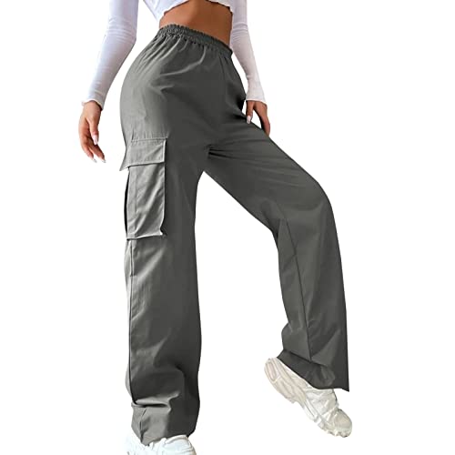Odizli Cargohose Damen Baggy High Waist Y2K Fallschirm Hose Vintage...