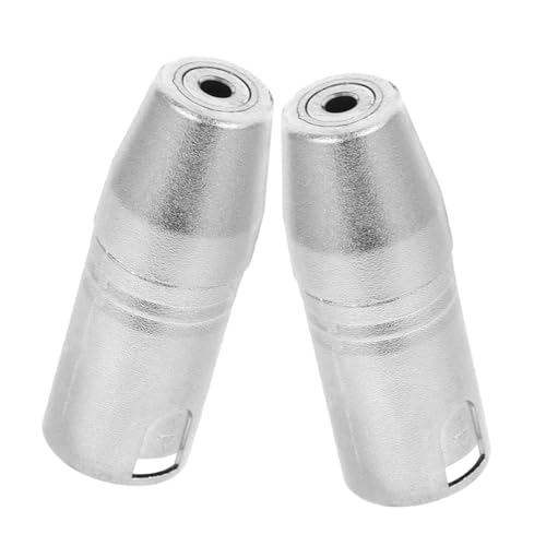 CONGARTENO 2 pièces Adaptateur Audio XLR Mâle vers Femelle Broches pour Amplificateur Micro Table de Mixage Plug and Play Compacte et Portable