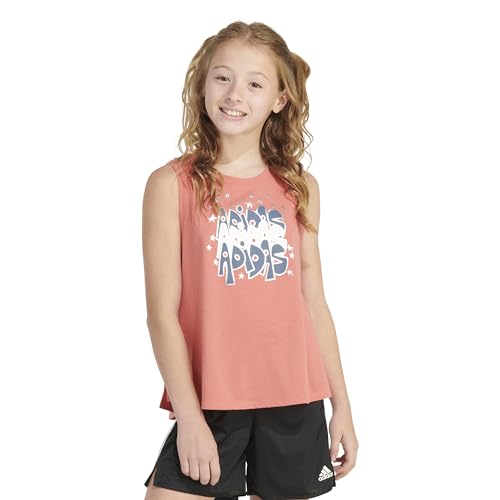 Image of adidas Kids Back Tie Tank (Toddler /Little Kids)