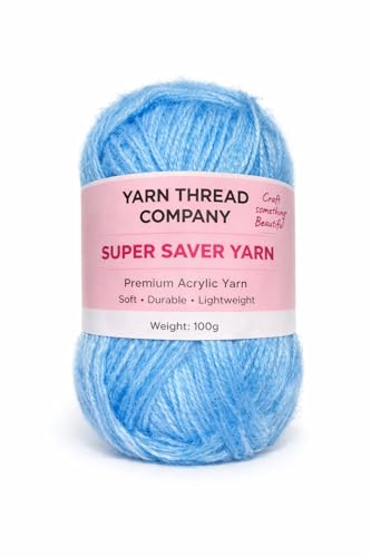 Image of 3 Ply Knitting Wool Yarn, Supersoft Hand Knitting Wool for Craft, Crochet, Amigurumi, Embroidery (Color 11)