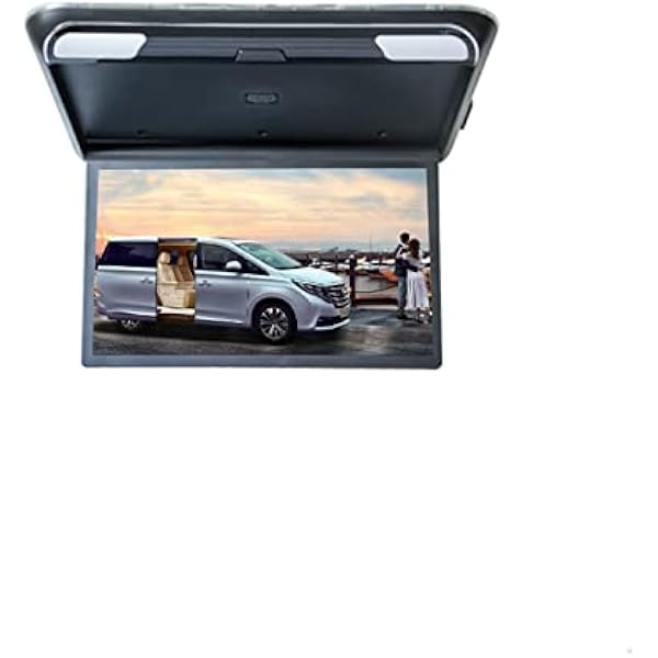 1080P 19 Cal Monitor samochodowy HD ekran LCD Auto telewizor sufitowy samochód kempingowy wyświetlacz do montażu na dachu MP5 przenośny multimedialny samochodowy odtwarzacz wideo PotężNa Wydajność Od
