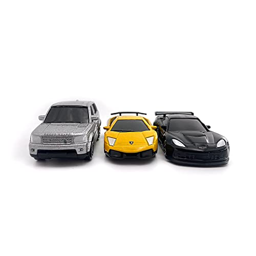 Set de 6 autos metálicos a escala 1:64 Just For Laughs miniatura 6