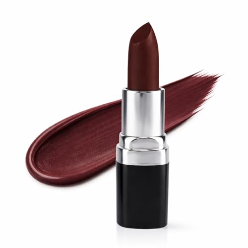 Image of Barva Natural & Moisturising Lipstick 4.3g (Passion 504) | Made with Pure Ghee & Kokum Butter | Creamy Finish | Mineral Colour | Hydrating Lipstick for Indian Skin
