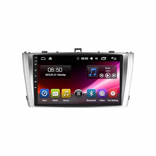 Pantalla Incell táctil de 4 núcleos con Bluetooth y Mirror Link para Toyota Avensis