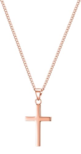 Collier croix femme Vice résistant à l'eau en acier inoxydable 316L