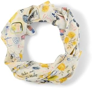 TOM TAILOR Unisex 1051013 Loop-Schal mit Print (1er Pack)