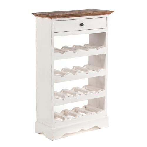 DESIGN DELIGHTS rustikales WEINREGAL Cortez 85 | 85x55cm(HxB)...