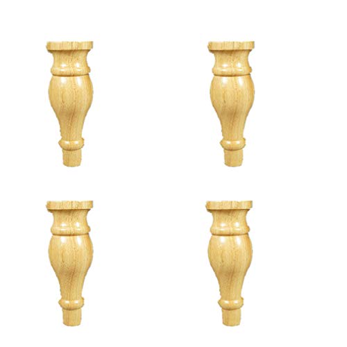 Patas de Muebles de Madera Maciza, Patas de sofá, Patas de Mesa, Patas de Mesa, Patas de Cocina, Patas de gabinete, reposapiés, Patas de Repuesto para Mesa de café, Mesa de Comedor, Escritor