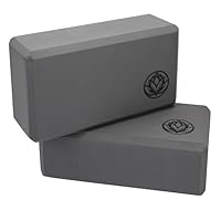 2x Yoga Block VonBueren | 22 x 12 x 7,5 cm je Yogablock | Yogablöcke für Damen und Herren aus EVA | Klötze für Pilates