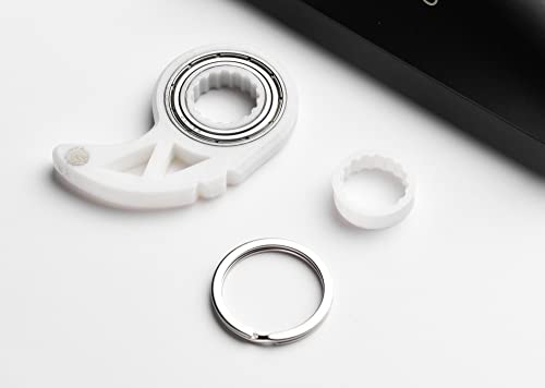 Keychain Spinner Kunai, Karambit, Mask Keychain Fidget Toy For Keys, Keychain For Men For Women (White Karambit) #TOP1