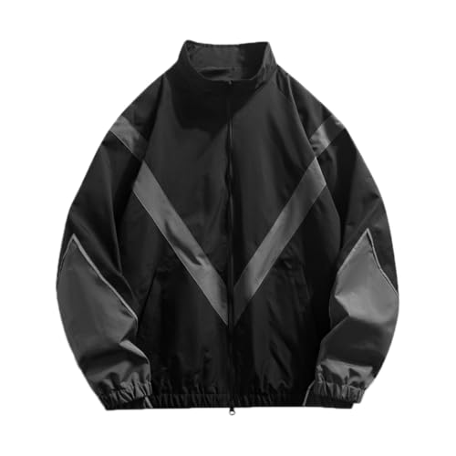 ticticlily Jacke Damen Herren College Jacken Brief Print Patchwork College Unisex Bomberjacke Baseballjacke Oversized Retro Racing Sweatjacke G Schwarz M ticticlily Jacke Damen Herren College Jacken Brief Print Patchwork College Unisex Bomberjacke Baseballjacke Oversized Retro Racing Sweatjacke G Schwarz M