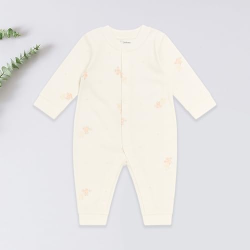 Image of Kidbea Soft Cotton Unisex Baby Onesie Romper | Cute & Multiple Prints Full Sleeve Sleepsuit for Infant | Comfortable Trendy Bodysuit