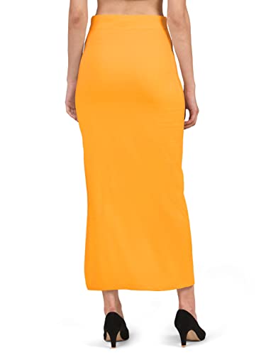 Image of Mehrang Stretchable Saree Shapewear Petticoat for Women, Cotton Blended,Petticoat,Skirts for Women,Shape Wear Dress for Saree