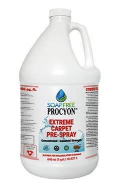 Soap Free Procyon 12 Each- 1 Case- 32 oz. Bottles Extreme! Pre-Sray Carpet Cleaner Concentrate. Use for Encapsulation Cleaning and Much More