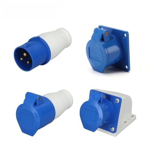 Plug industrial 32A 2P+E: máxima estabilidad y protección IP44 a 240V 3
