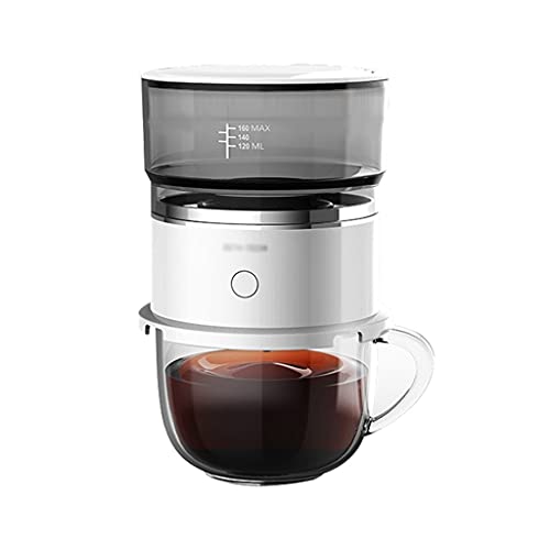 DAGONGREN Kaffeemaschine Mini Tragbare Kaffeekanne intelligent Automatischer Mini-Tropf-Topf-Hand-Brau-Kaffeemaschine…