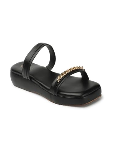 ICONICS Womens Fashionable Slip On Comfortable Sandals Colour-Black, Size-UK 2 (B0CK2B7VD3) Amazon Price History, Amazon Price Tracker