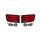 RQTNGHX A Pair Car LED Rear Lights Compatible with Toyota Land Cruiser Prado LC120 Fj120 120 2003 to 2009 8158160100