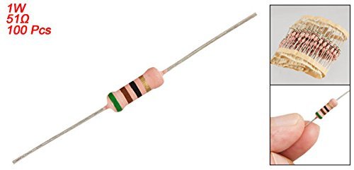 100 Resistori 220 Ohm 1W 1% Film Metallico - Precisi, Per Elettronica E Fai Da Te