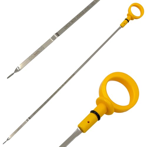 4892121AA Engine Oil Dipstick Indicator, Compatible with Chrysler Sebring 2007-2010 Dodge Avenger 2008-2010 Dodge Journey 2009-2010 Engine Oil Fluid Level Dip Stick Replace 4892121AA