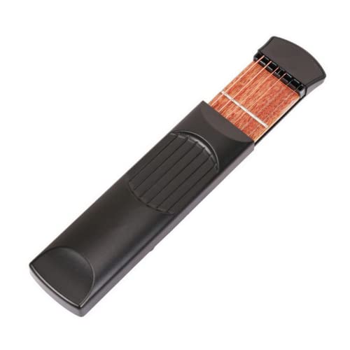 SKEIDO MIni Pocket Guitar 6 String 4 Frets Pocket Acoustic Guitar Practice Tool Guitar Parts Gadget Chord Trainer for Beginner