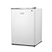 BLACK+DECKER 2.5 Cu. Ft. Compact Refrigerator, ENERGY STAR Certified, Single Door Mini Fridge with Chiller Compartment, Personal Fridge for Home or Dorm Room, R600a Refrigerant, BCRK25W, White