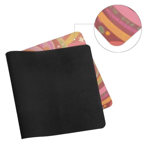 Desk Pad Protector 24x12 Inch Extended Bohemian Mandala miniatura 7
