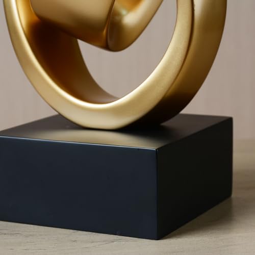 Miniatura 6 de Haucoze Moderna Figura Decorativa Abstracta Escultura Regalo Salon Estatua Interior Arte Resina Decoración Del Hogar 43cm