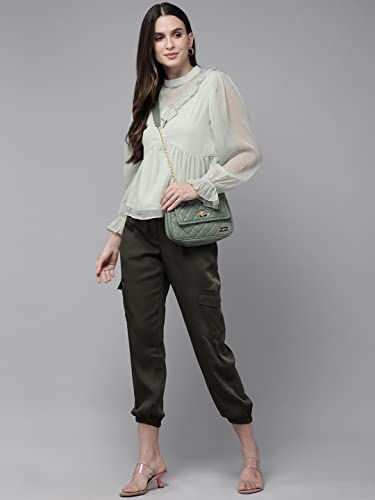 Image of Rare Women's Solid Regular Fit Blouse