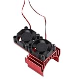 Ampia compatibilità: progettato per motori 540/550 spazzolati e 3650/3660 brushless per veicoli elettrici generici 1:10 con vincoli di spazio ristretti