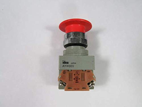 Emergency Stop Switch, DPST-1NO, SPST-NC, Push-Pull, Screw, 10 A, 600 V, 220 V