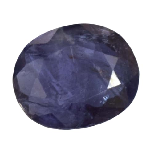 Iolite naturelle ovale 9,73 x 8,03 mm pour création de bijoux DIY