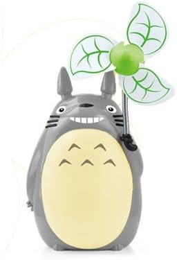 dwax My Neighbor Totoro Night Light Mood Lamp USB Powered Fan Assorted Color Out of White Belly or Yellow Belly Suitable for Any Desk,Table