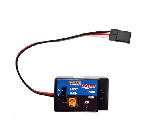 Hobbymall RC Car Gyro Module 4-6V Mini Gyro Stabilizer Automatic Stability Control Gyro Sensitivity...