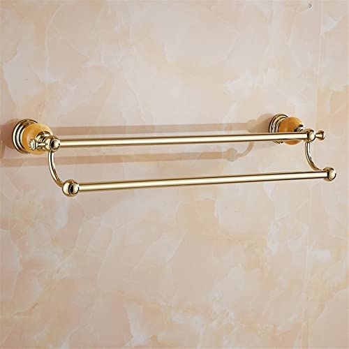 Porte-serviettes de bain en jade européen double pôle