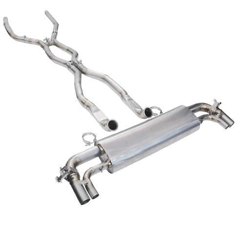 QYFNB Exhaust Catback System for Mercedes-Benz AMG GLE63S 4.0T 2024-2026 | Pure Titanium, OEM Controller Compatible