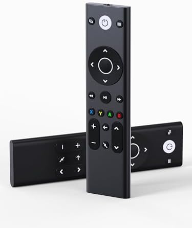 New Gaming Media Remote Control for Xbox One, Xbox Series X|S, with Backlit Buttons (Color: Black)