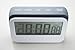 LeisureLife - Digital Timer Multifunction Large LCD. 4 Modes-Clock Countup Countdown Alarm. Exact to Second. for Kitchen Study Games Time Management. Gray