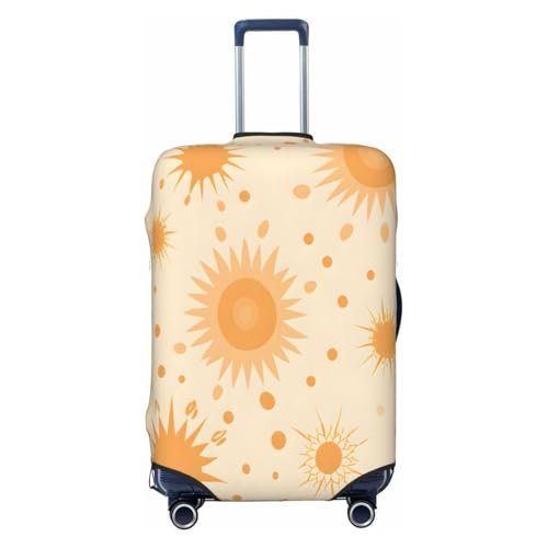 Cartoon Sun Luggage Cover Suitcase Cover Protector Travel Suitcase Cover