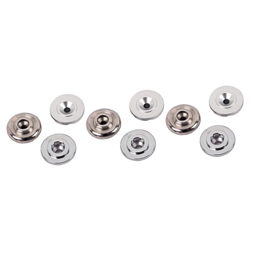 Abaodam 9 Pcs Set Bass Pressure String Tree Buckle Electric Guitar Bass Retainer Guitar Parts Accessories Easy Install Screws