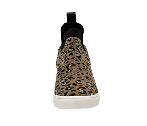 CUSHIONAIRE Women's Hoyt Knit Hidden Wedge Sneaker +Memory Foam & Wide Width Available3