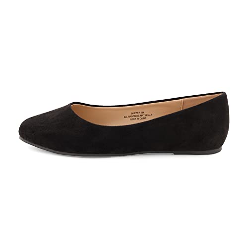 CUSHIONAIRE Women's Skipper Flat with +Memory Foam, Wide Widths Available2
